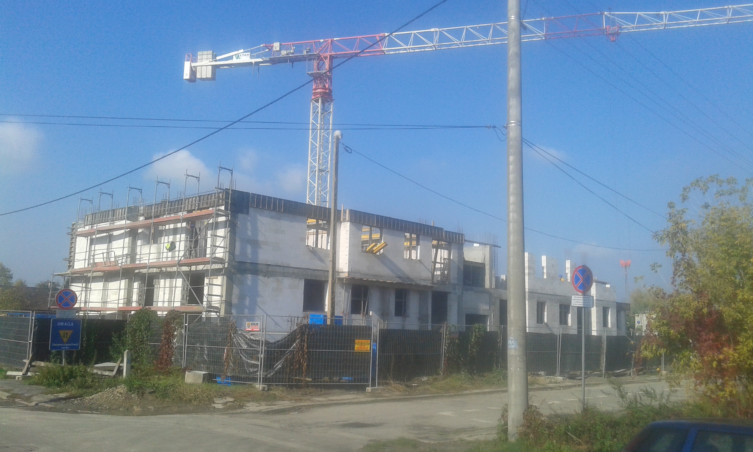ul.Sportowa dużo sie dzieje na tej budowie , praca wre.